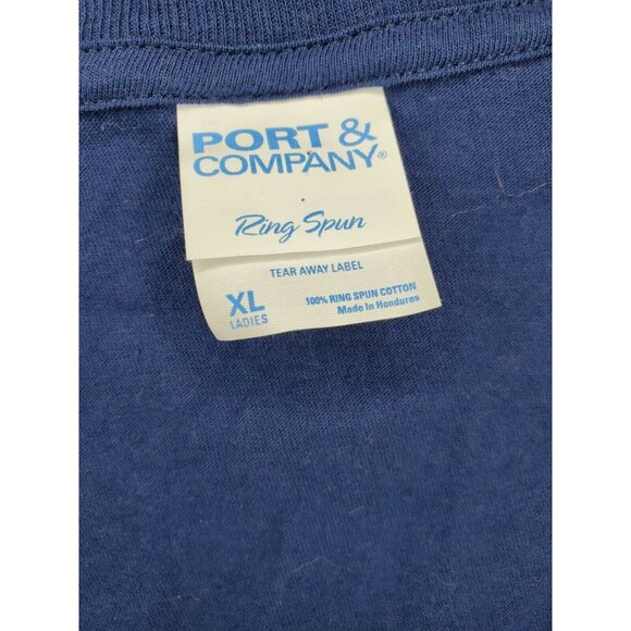 Port And Company Ring Spun XL Woman Crew Neck Champion Patriots Woman T Shirt - Picture 8 of 11